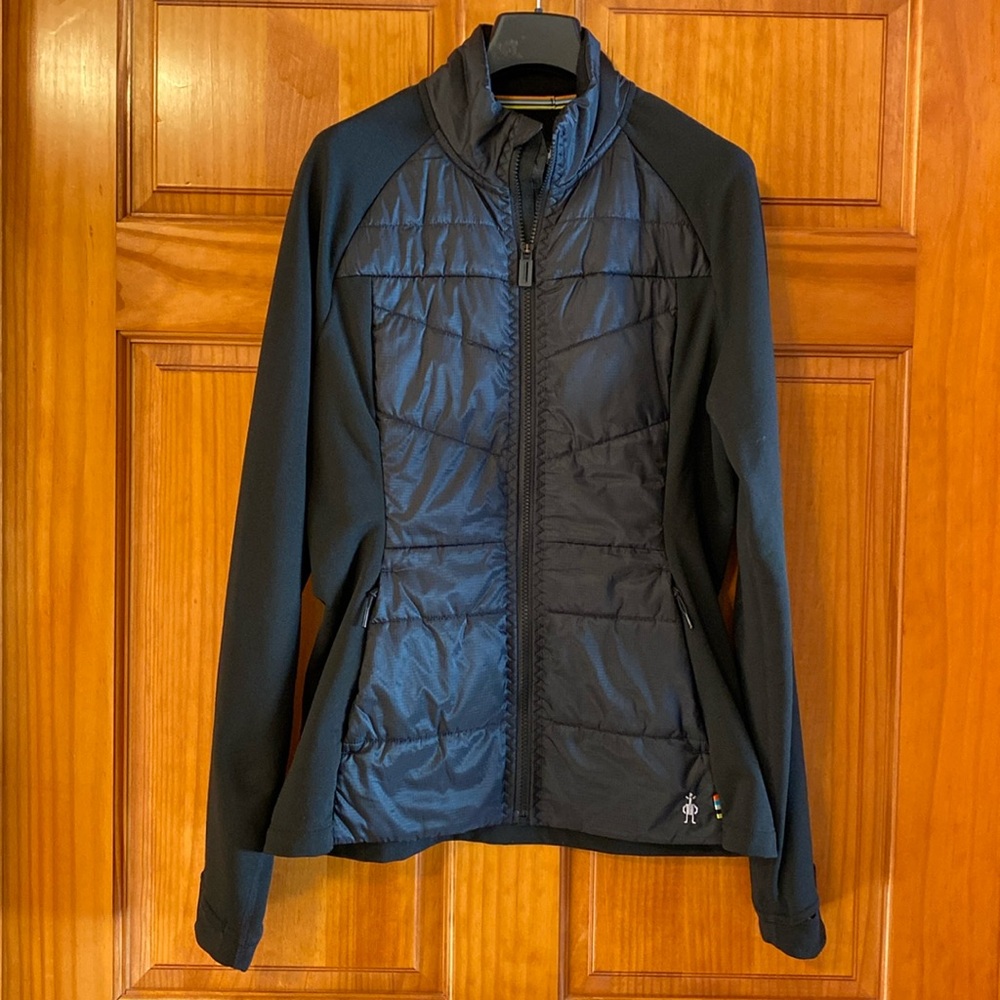 Smartwool fitted quilted wool and polyester jacket